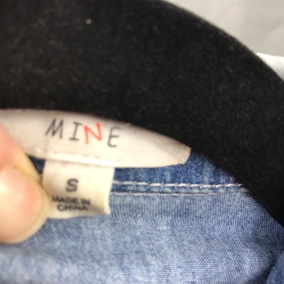 🖤3/$30 Mine sleeveless sheer blouse floral small - Picture 7 of 8